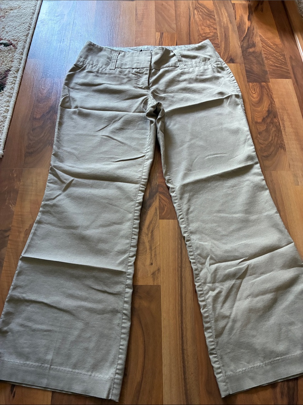 Maurices Women's Tan Straight-Leg Pants